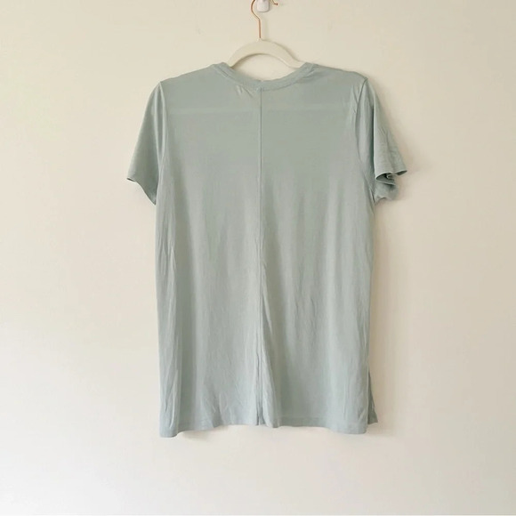 Aritzia Babaton Lagarde T-Shirt  in Sea Spray Embroidered Snake Plant Siz… - Picture 6 of 6